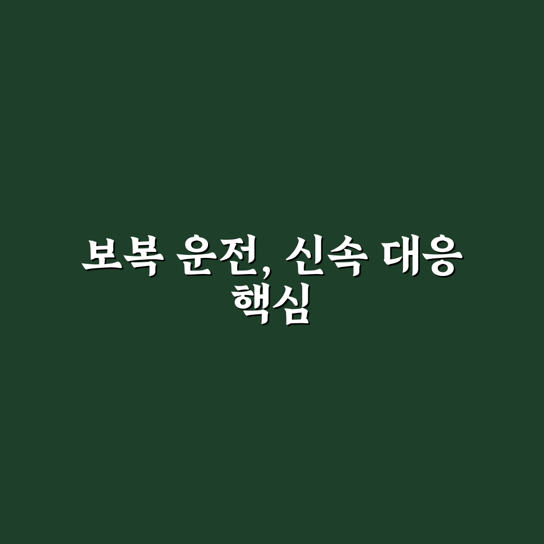 보복 운전 대처와 신고 시 증거 확보 5가지 핵심가이드 총정리