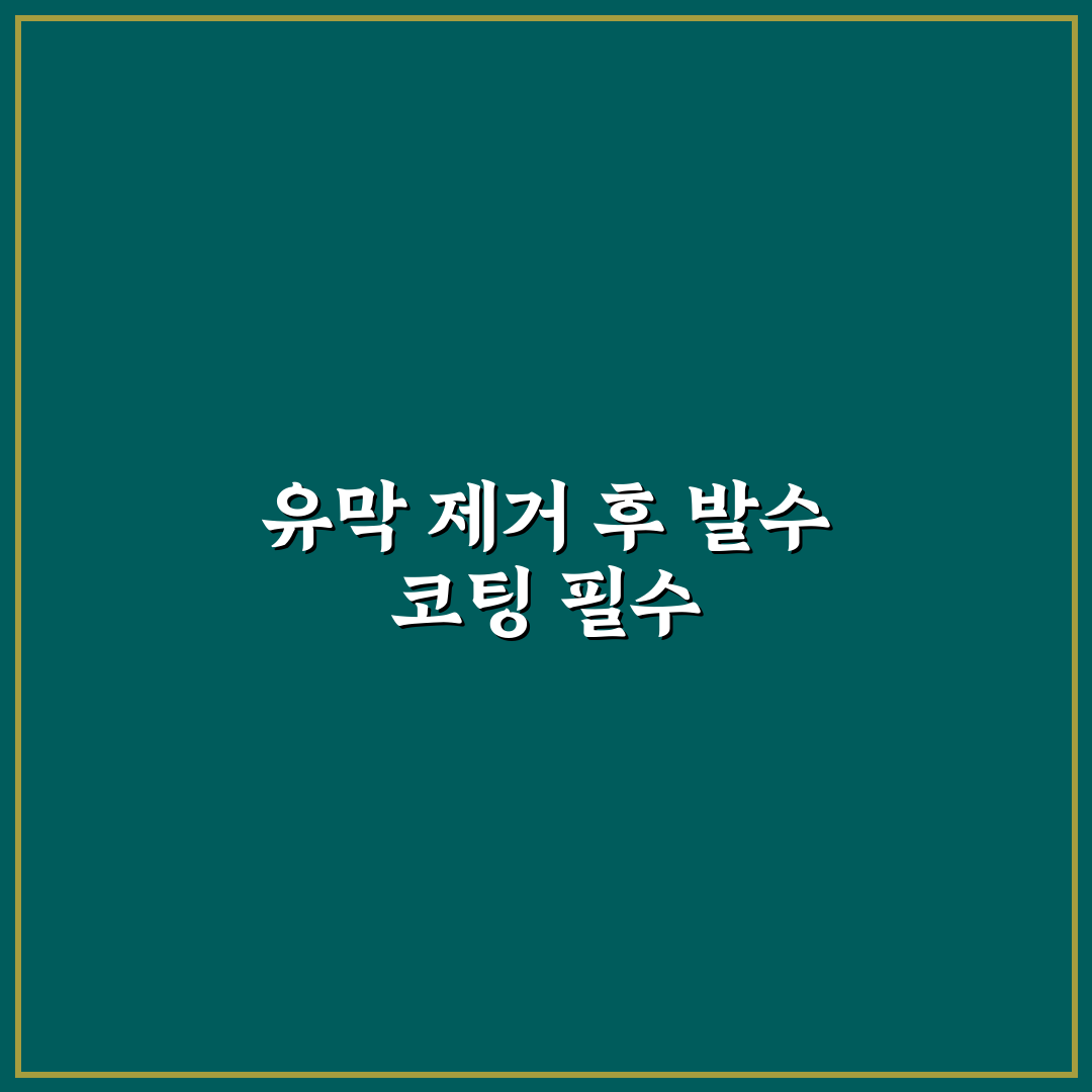 유막 제거와 발수 코팅 셀프로 할 때 순서 5가지 체크포인트 총정리