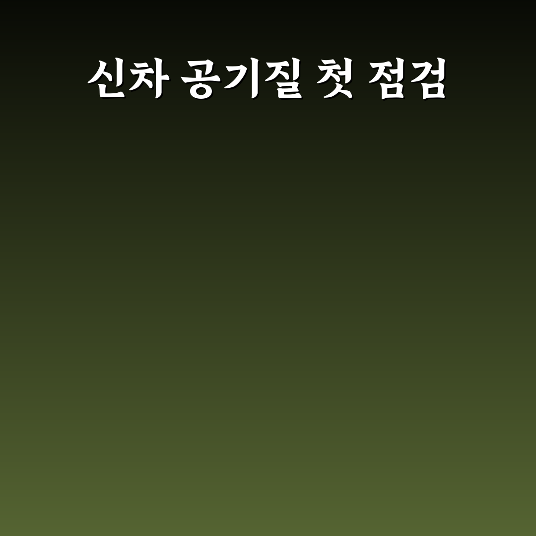 신차 냄새 제거 방법과 실내 공기 빠르게 빼는 요령 5가지 체크포인트 총정리
