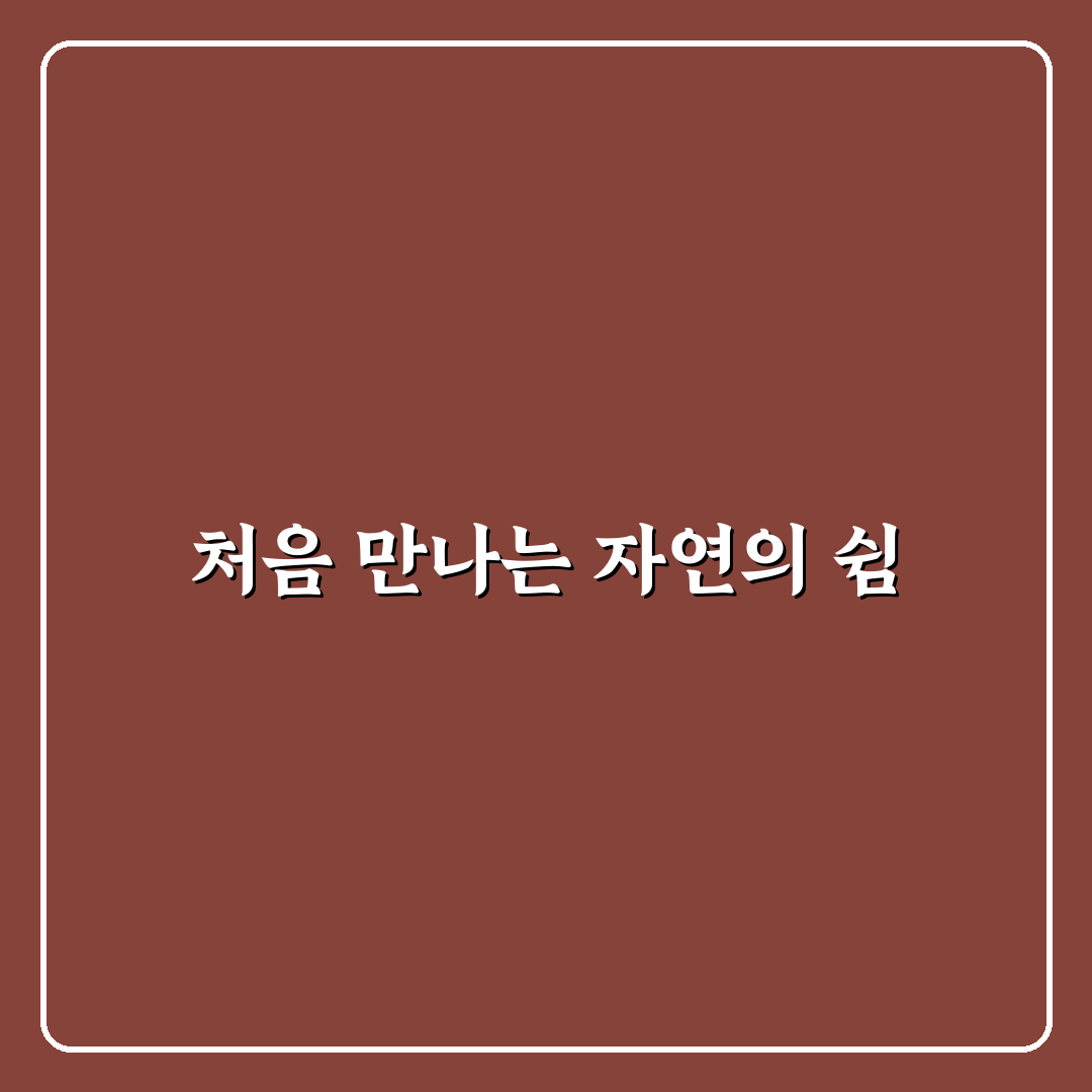 남이섬 리버필드 방문 후기, 자연 속에서 느낀 점
