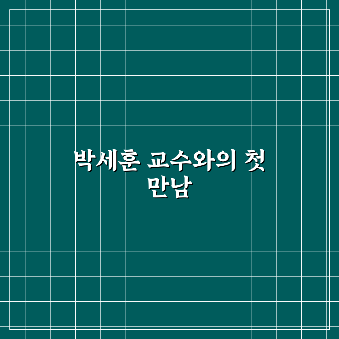 박세훈 교수 강의 수강 후기, 직접 해보니 궁금했던 점