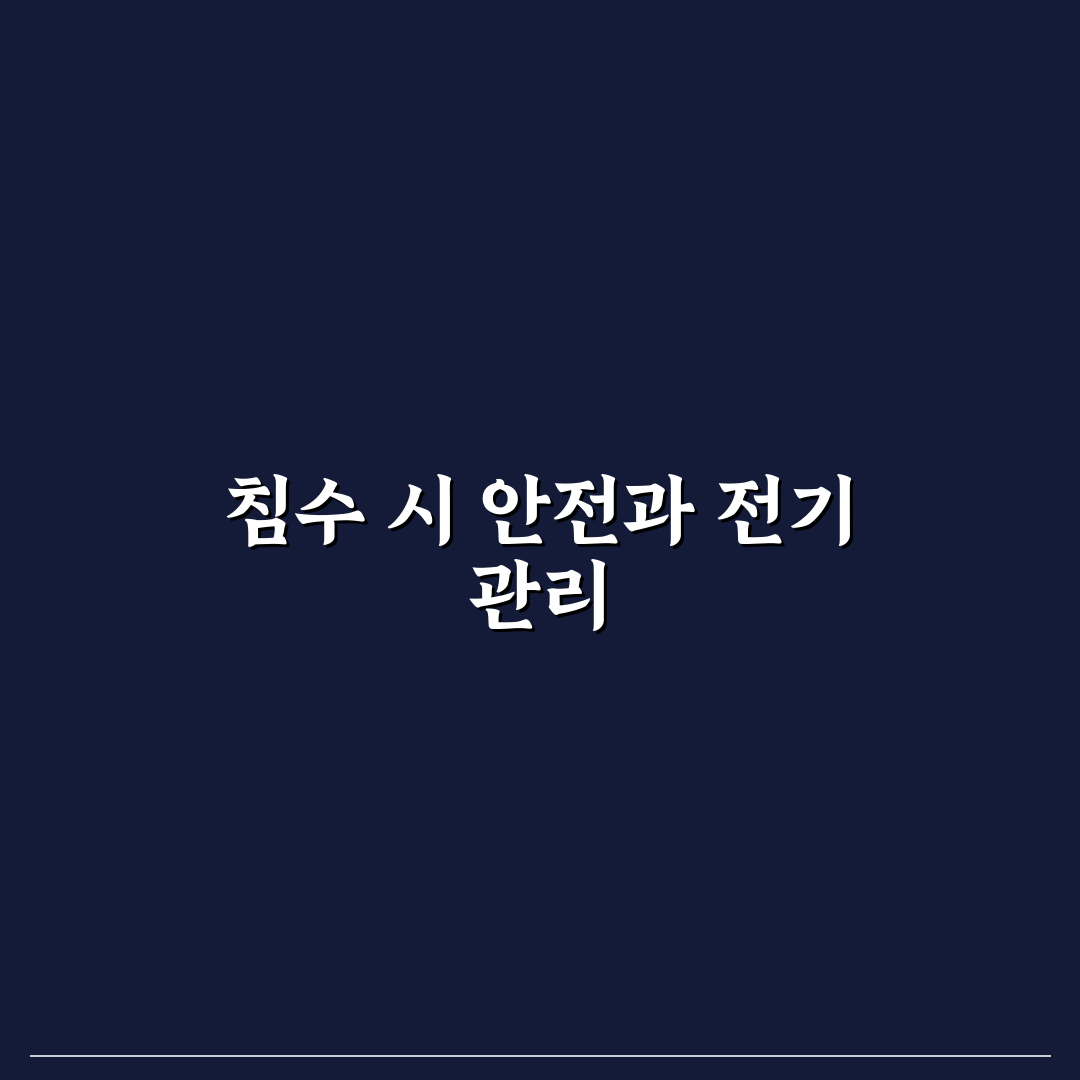 자동차 침수 시 탈출 방법과 전기장치 조작 핵심가이드 5포인트
