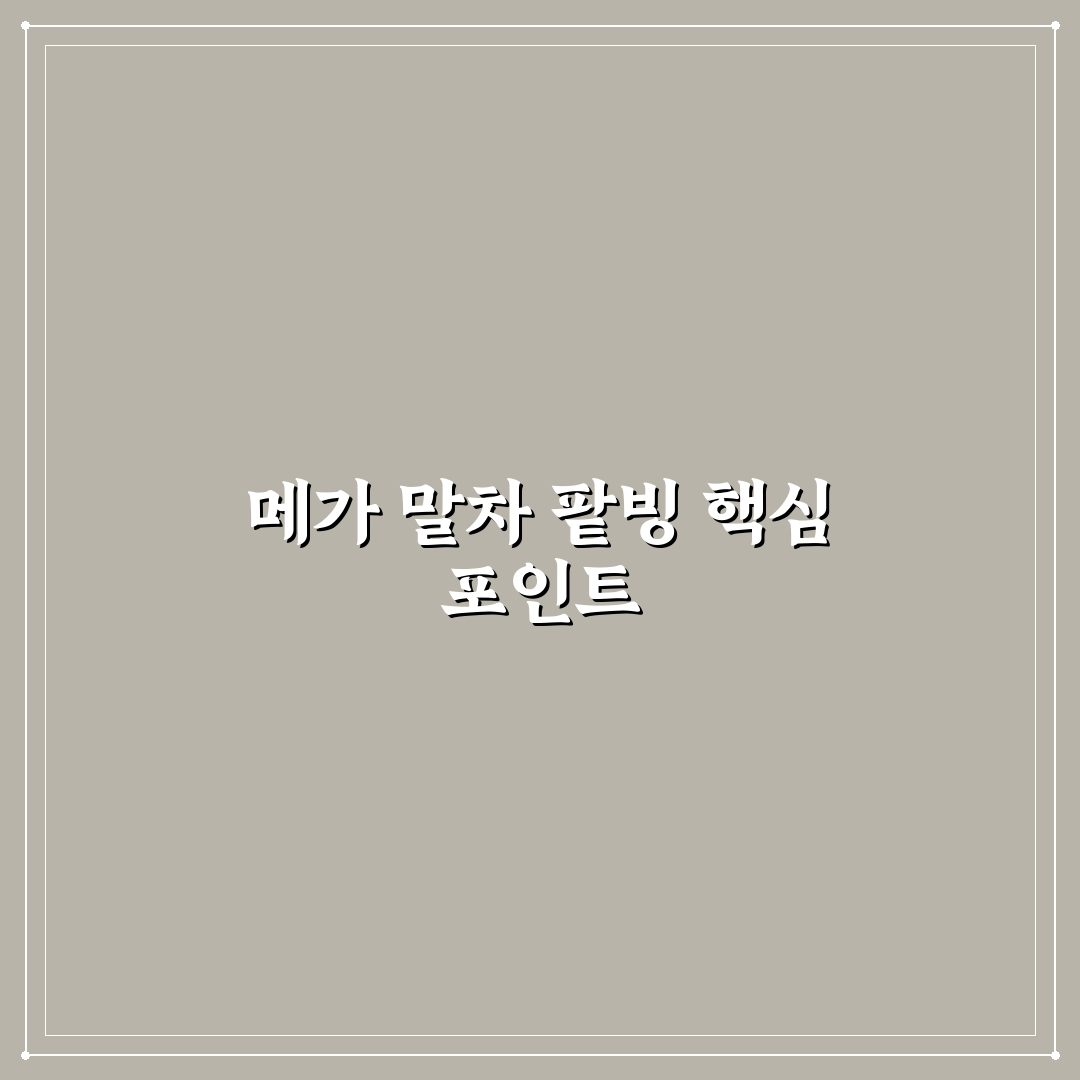 메가 말차 팥빙 5가지 비교와 선택 기준 분석