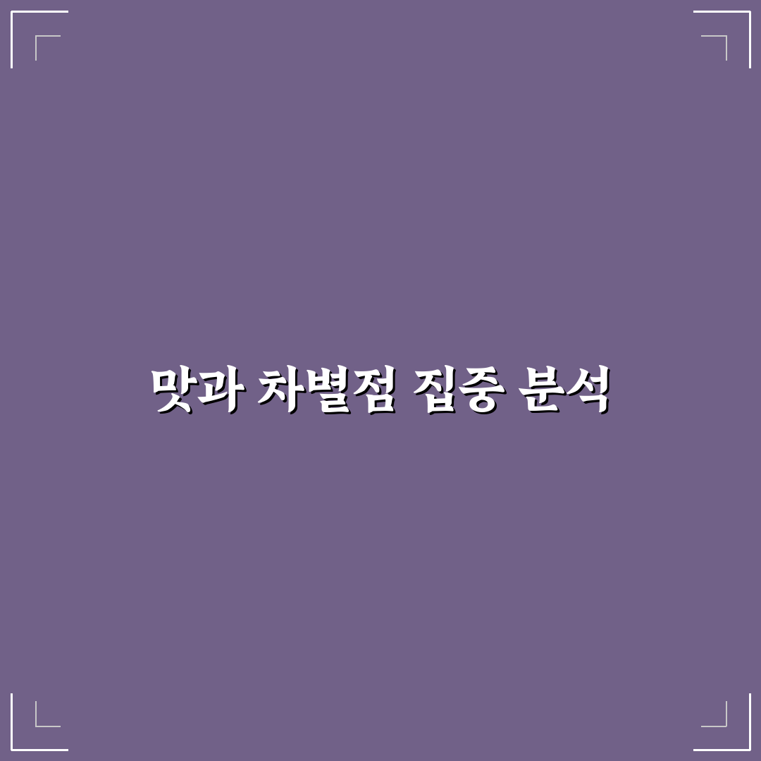 데미안 돈까스 품질과 맛 비교 및 선택 기준 5가지