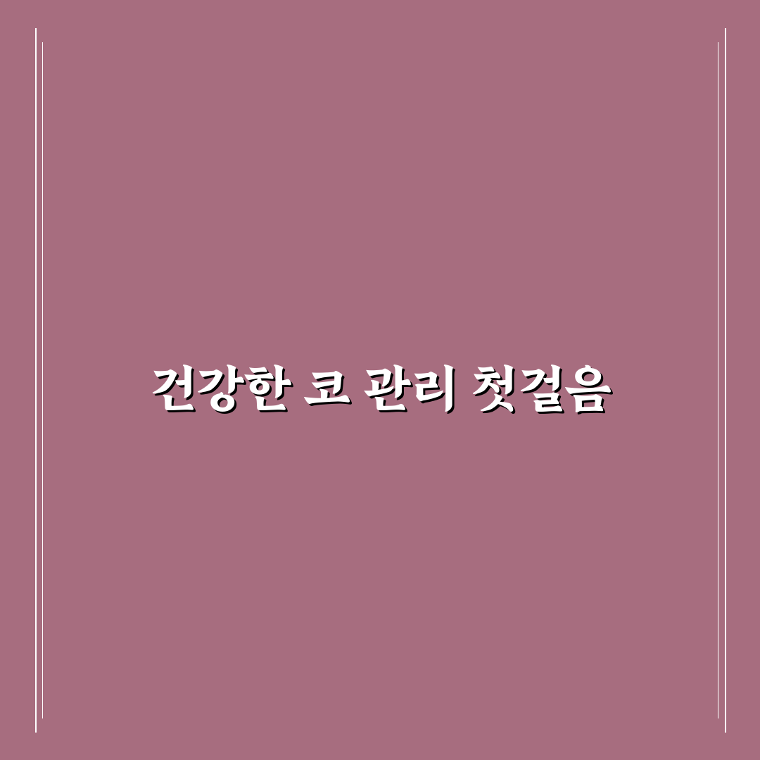 부비동염 코세척 직접 해보니 효과와 아쉬운 점