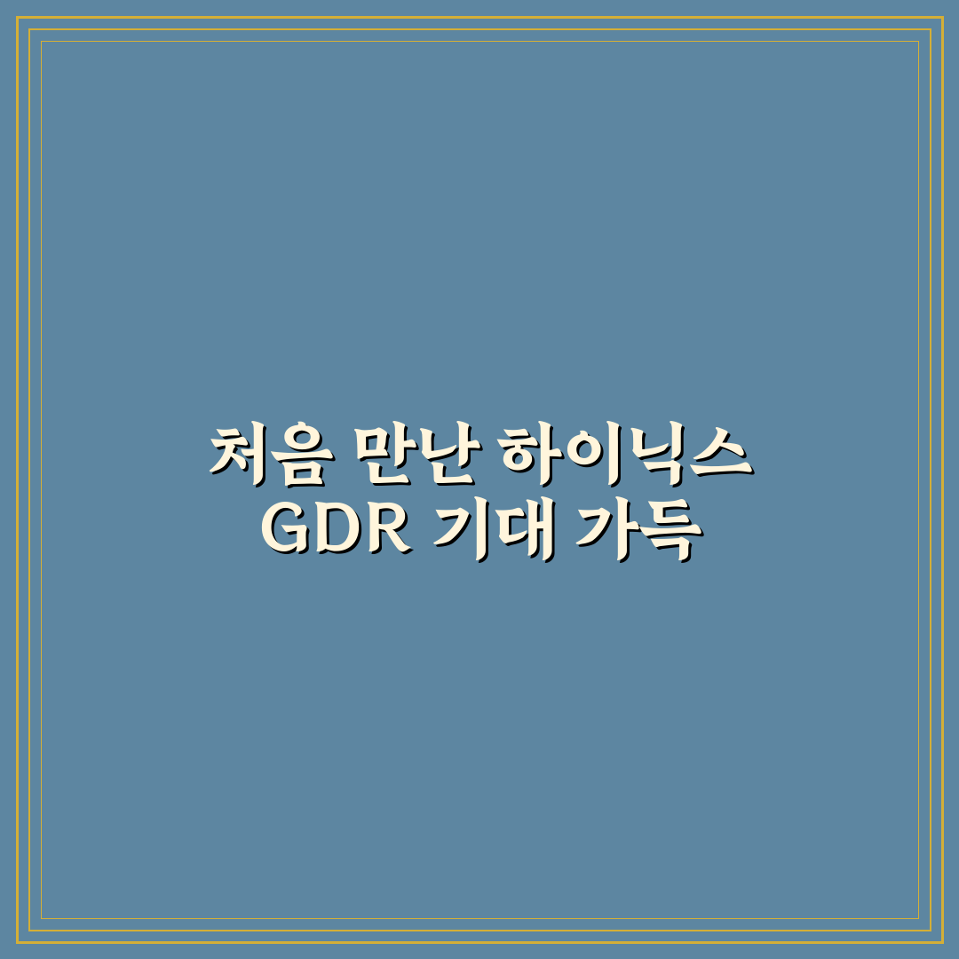 GDR 하이닉스 직접 알아보니 투자 매력과 위험