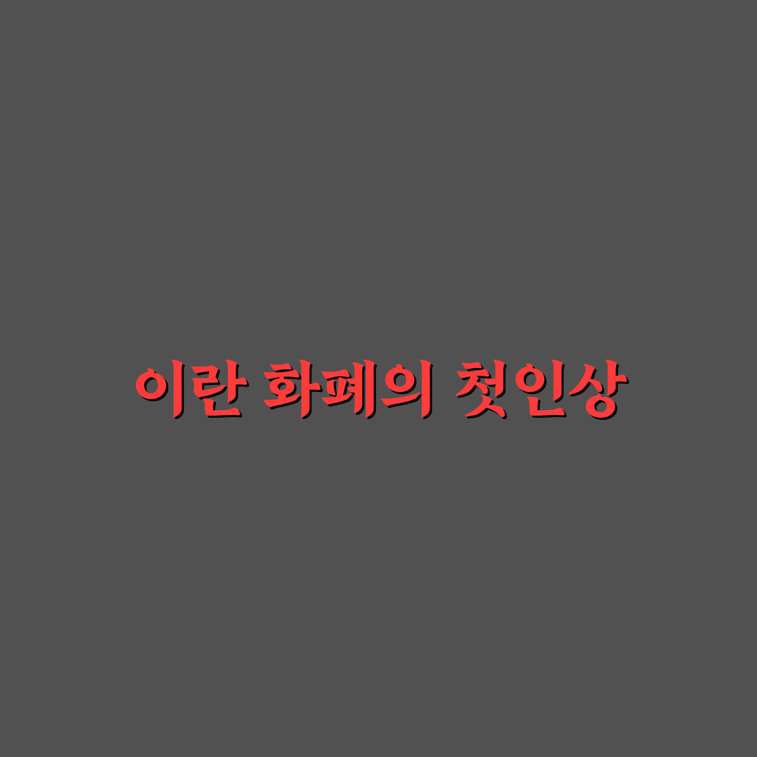 이란 리알 환전 직접 해보니 환율과 사용법 후기