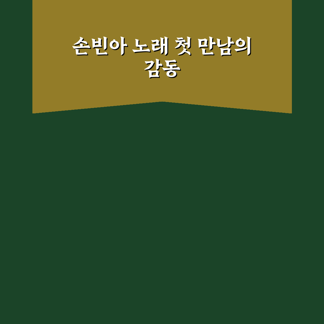 손빈아 노래 후기, 직접 들어보니 느낌이 달랐어요