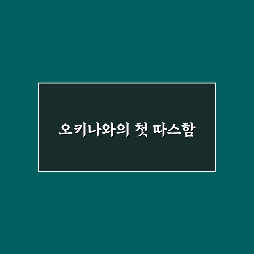 오키나와 주열기 방문 후기, 직접 가보니 어땠는지