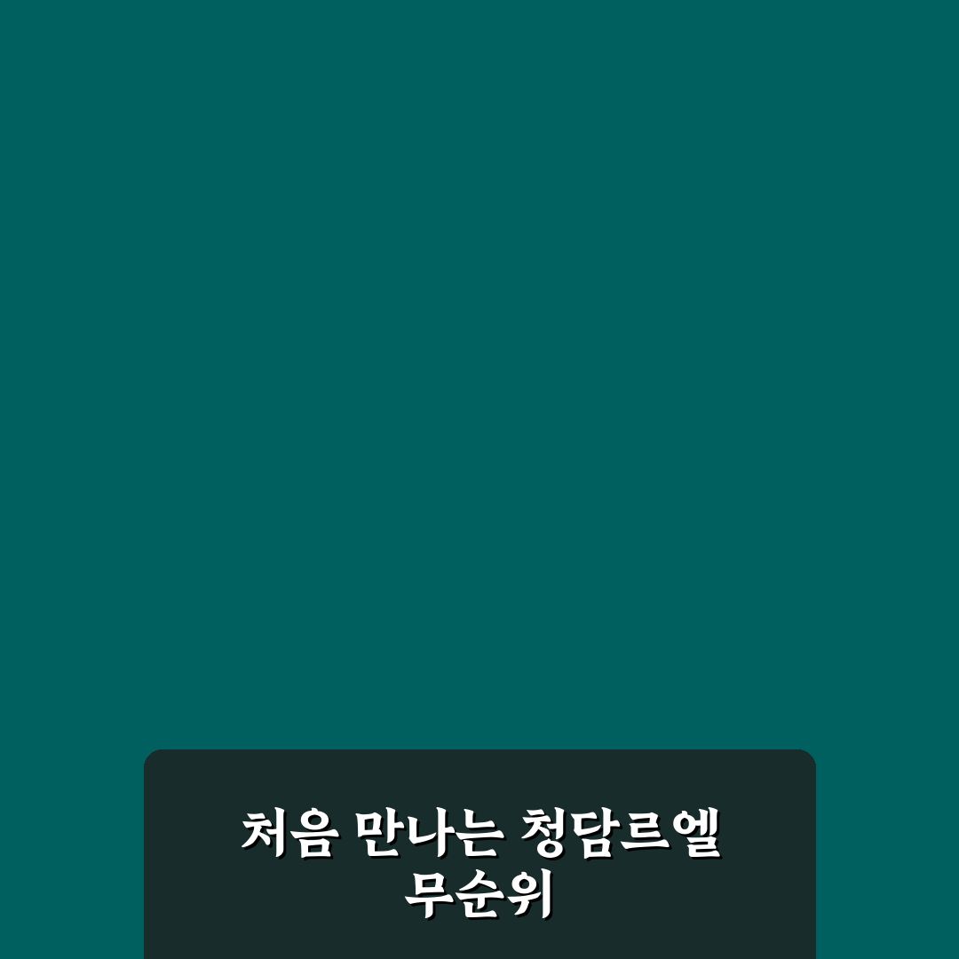 청담르엘 무순위 신청 후기, 절차와 소감 정리